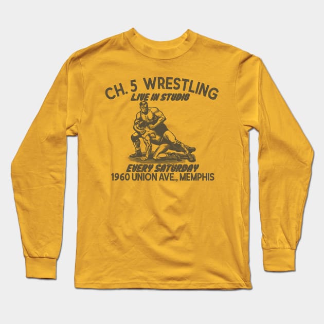 Ch. 5 Wrestling Long Sleeve T-Shirt by rt-shirts